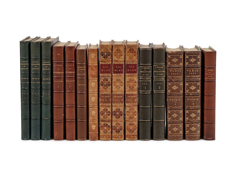 Appraisal: BINDINGS A group of works in volumes including BINDINGS A