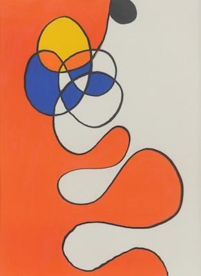 Appraisal: Alexander Calder American - Composition II Lithograph in color on