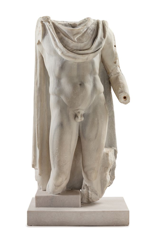 Appraisal: A Roman or Later Marble Torso of a God A