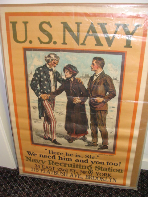 Appraisal: Charles Dana Gibson American - US NAVY HERE HE IS