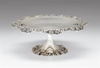 Appraisal: Sterling silver 'Clover' pattern tazza tiffany co new york -