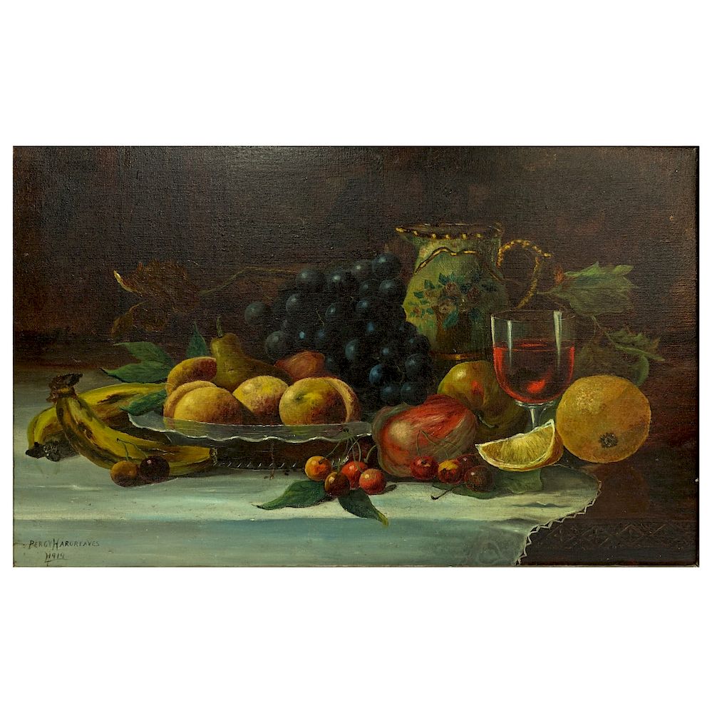 Appraisal: Percy Hargreaves Oil on Canvas Percy Hargreaves th Century Oil