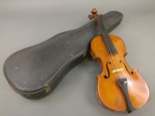 Appraisal: Maple violin labeled Joseph Guarnerius Fecit after Guarnerius l