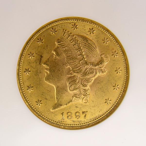 Appraisal: NGC MS GOLD EAGLE Sold with original paperwork from Swiss