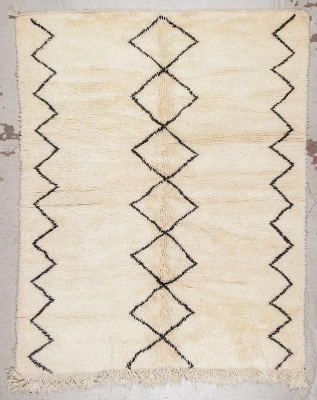 Appraisal: Modern Beni Ourain Rug ' '' x ' '' Modern