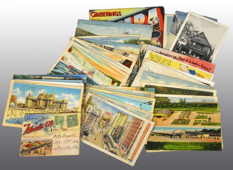 Appraisal: Lot of Postcards Description Includes six postcards from New York