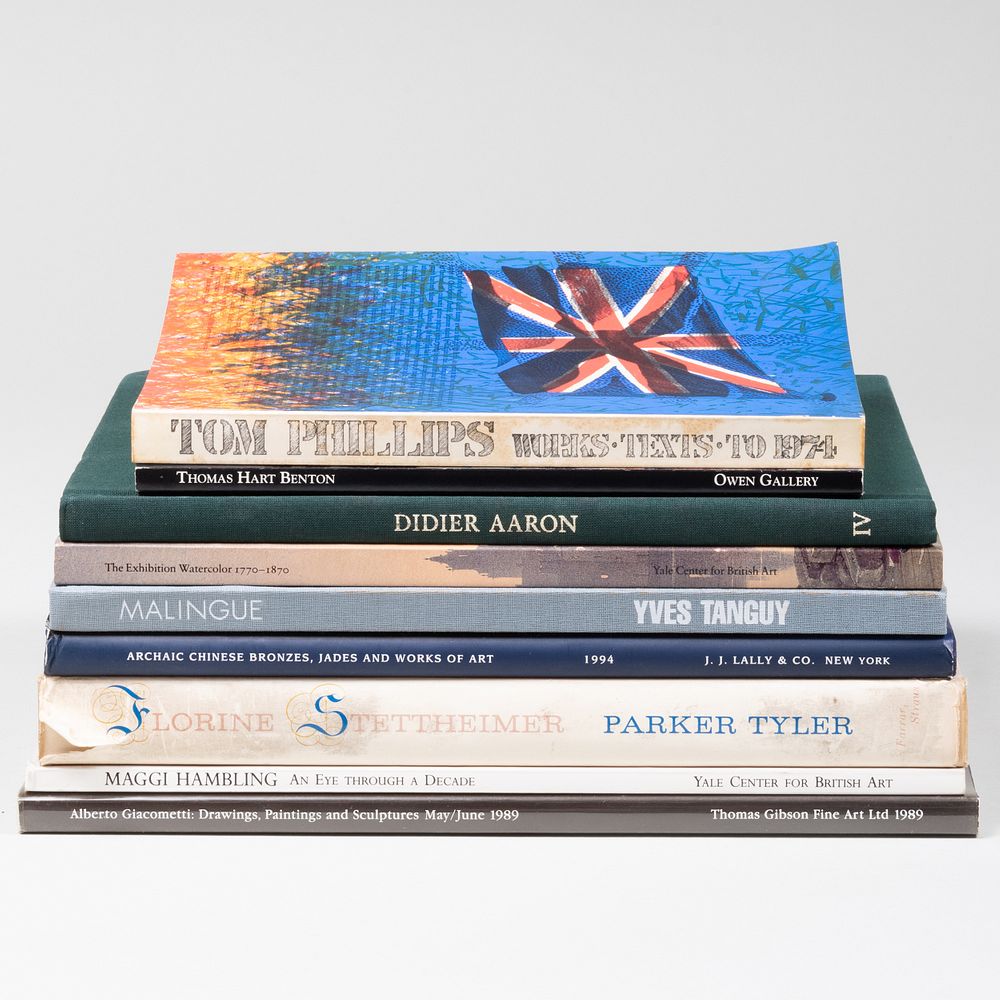 Appraisal: Large Group of Art Books and Exhibition Catalogs Comprising over