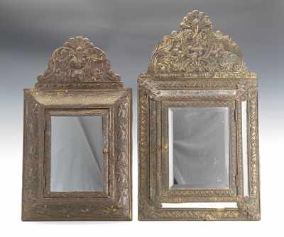 Appraisal: A Near Pair of Spanish Colonial Vanity Cabinets With wood