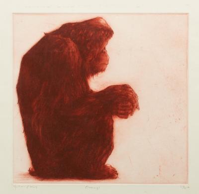 Appraisal: Helen Fay British Contemporary Orang I Orang II each signed