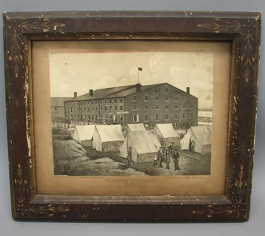 Appraisal: Lithograph titled Libby Prison As It Appeared August published by