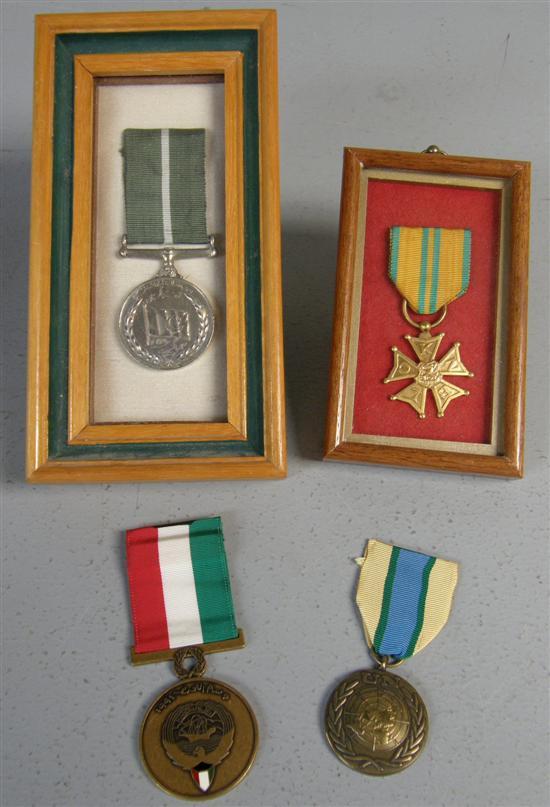 Appraisal: Two Middle Eastern medals a UN Medal and one other