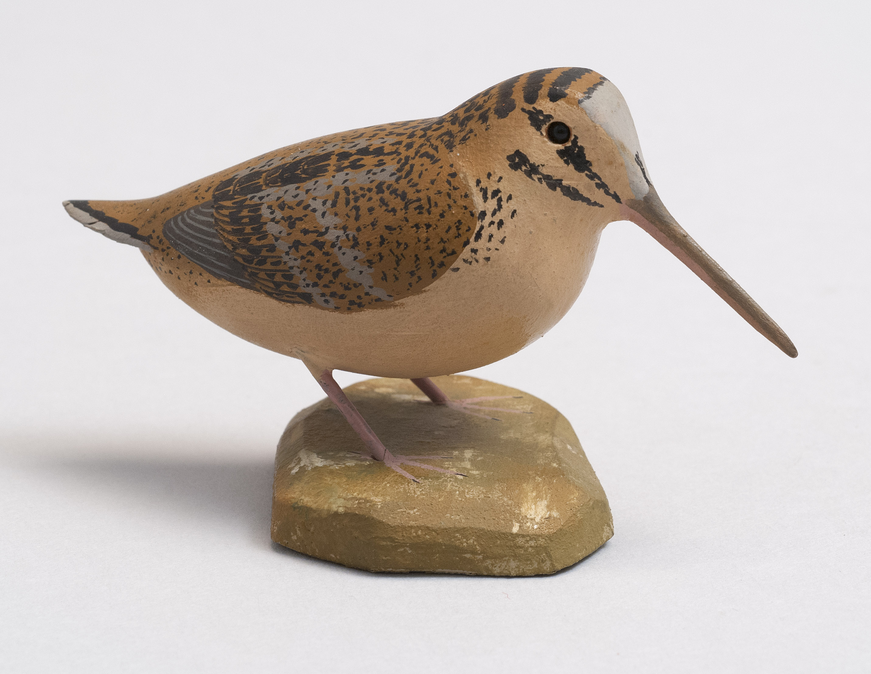 Appraisal: MINIATURE WOODCOCK By John E Davis of Berlin New Hampshire