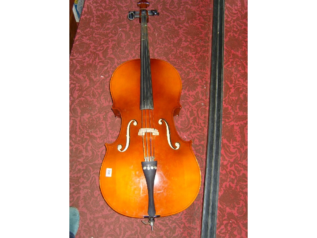 Appraisal: A Cello in carrying bag mark to interior B H