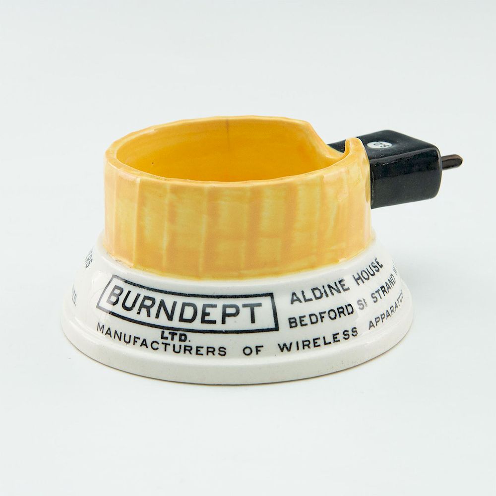 Appraisal: ROYAL DOULTON BURNDEPT LTD ASHTRAY Advertising Burndept ashtray modelled as