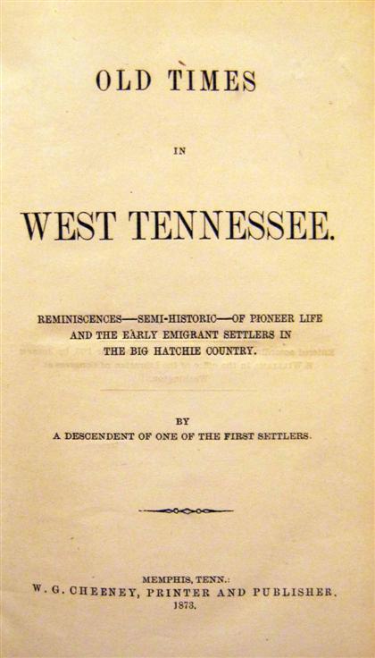 Appraisal: vols Americana Cuming F ortescue Sketches of a Tour To