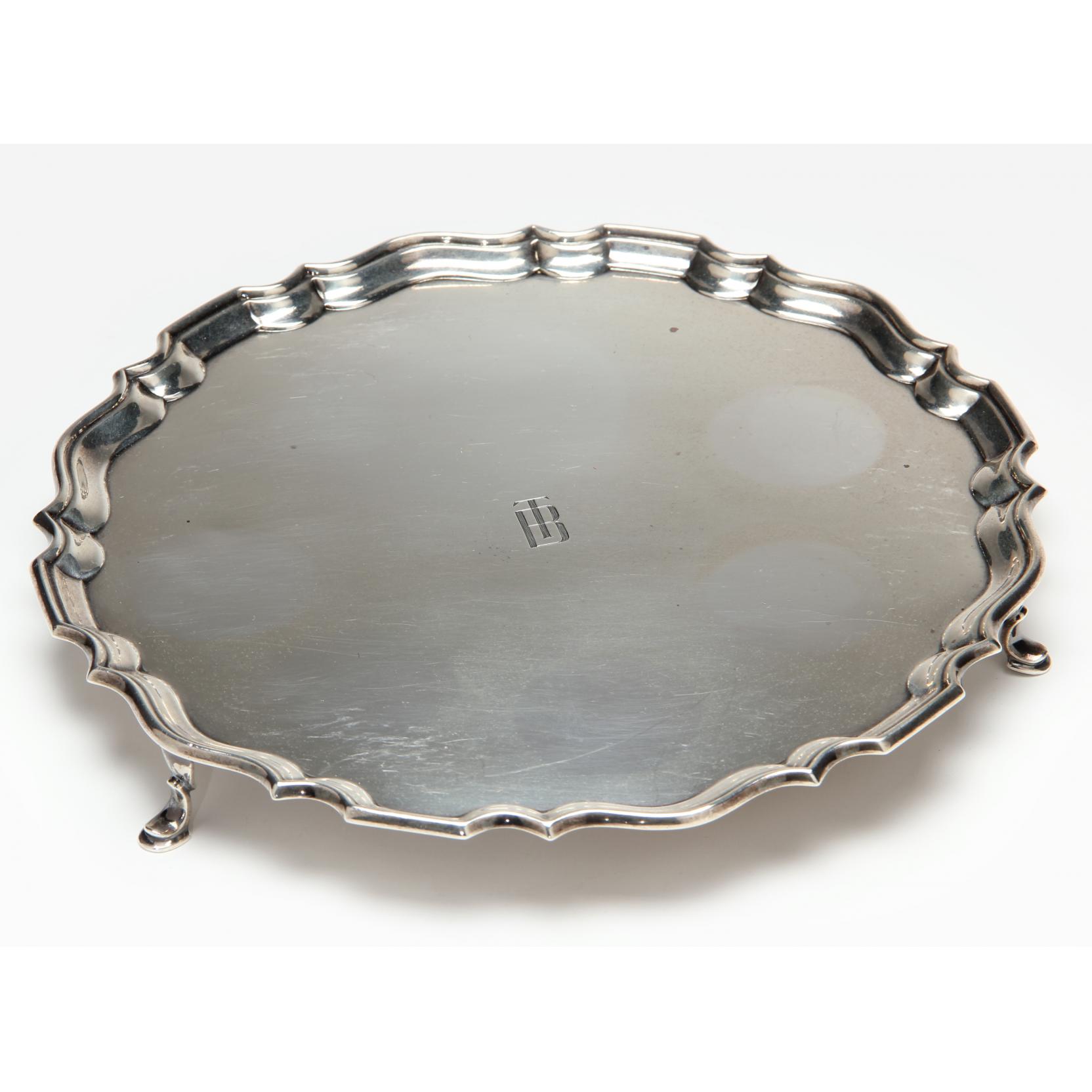 Appraisal: George V Silver Salver with London hallmarks sponsor's mark unknown