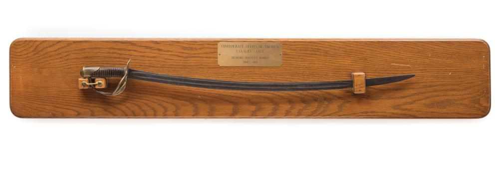 Appraisal: Confederate Calvary Saber marked on quillon Memphis Novelty Works Thomas