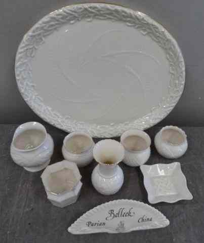 Appraisal: Belleek Pieces Includes Belleek Collectors Society and Belleek Collectors International