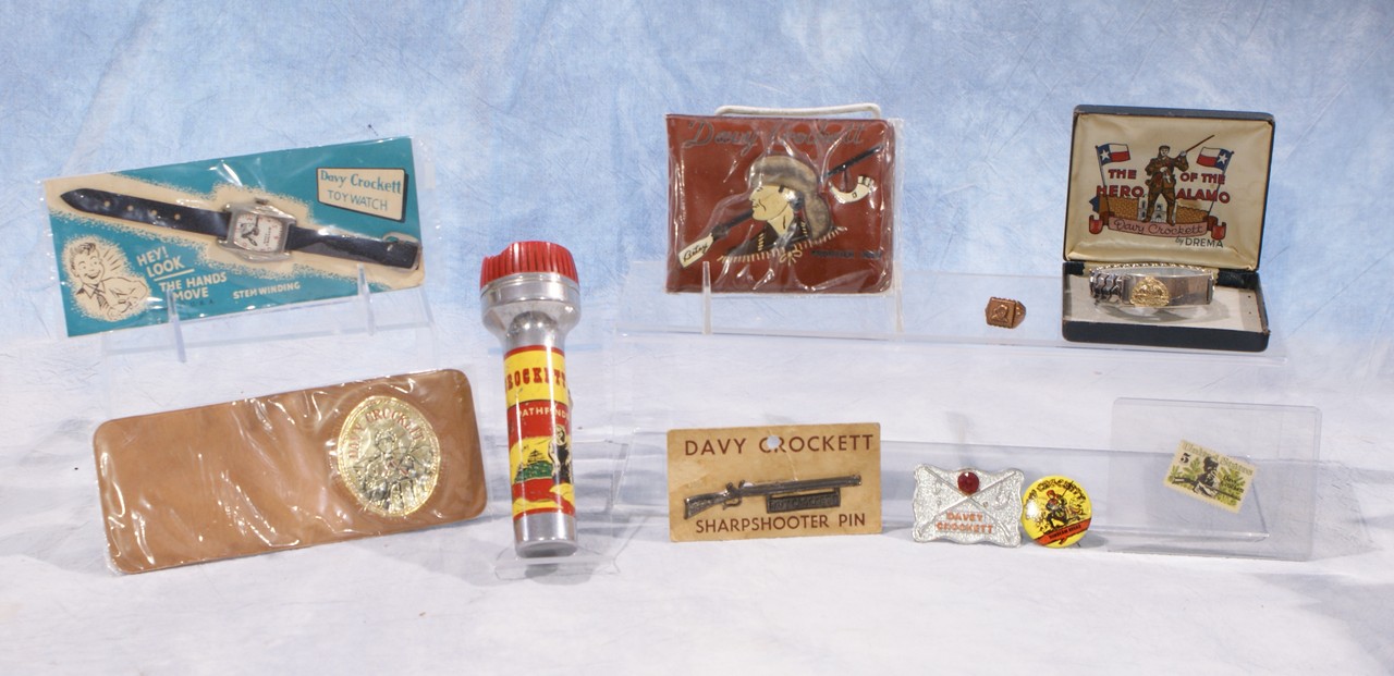 Appraisal: Davy Crockett lot including The Hero of the Alamo by