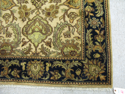 Appraisal: HAND KNOTTED ORIENTAL AREA RUG Indo-Persian overall floral arabesque design