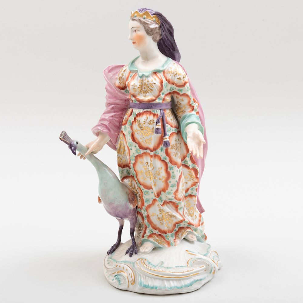 Appraisal: Derby Porcelain Figure of Juno in high Condition Wear firing