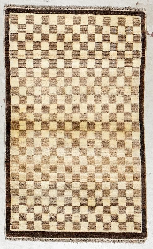 Appraisal: Semi-Antique Gabbeh Rug ' '' x ' '' Semi-Antique Gabbeh