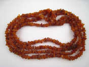 Appraisal: An amber necklace approx cm long gms