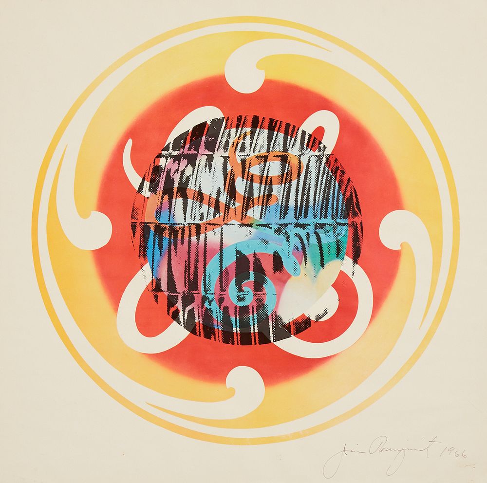 Appraisal: James Rosenquist Circles of Confusion and Lite Bulb Lithograph James