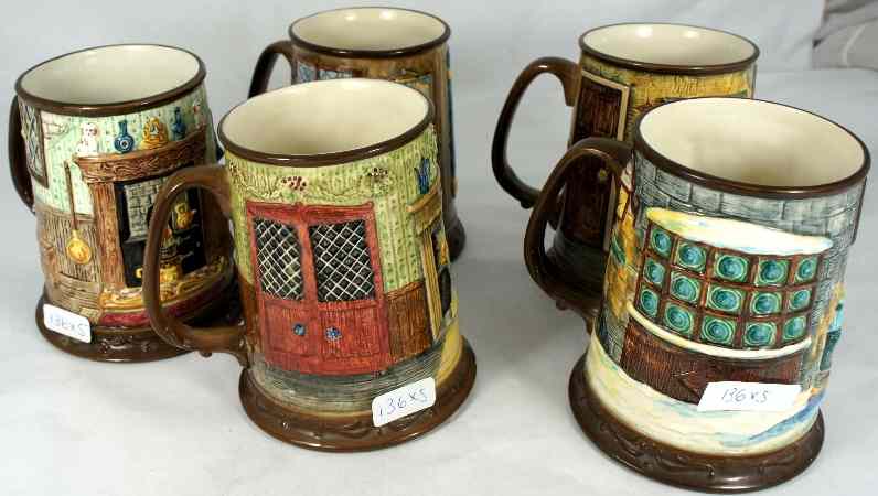 Appraisal: A collection of Beswick Seriesware Christmas Tankards for Collectors International