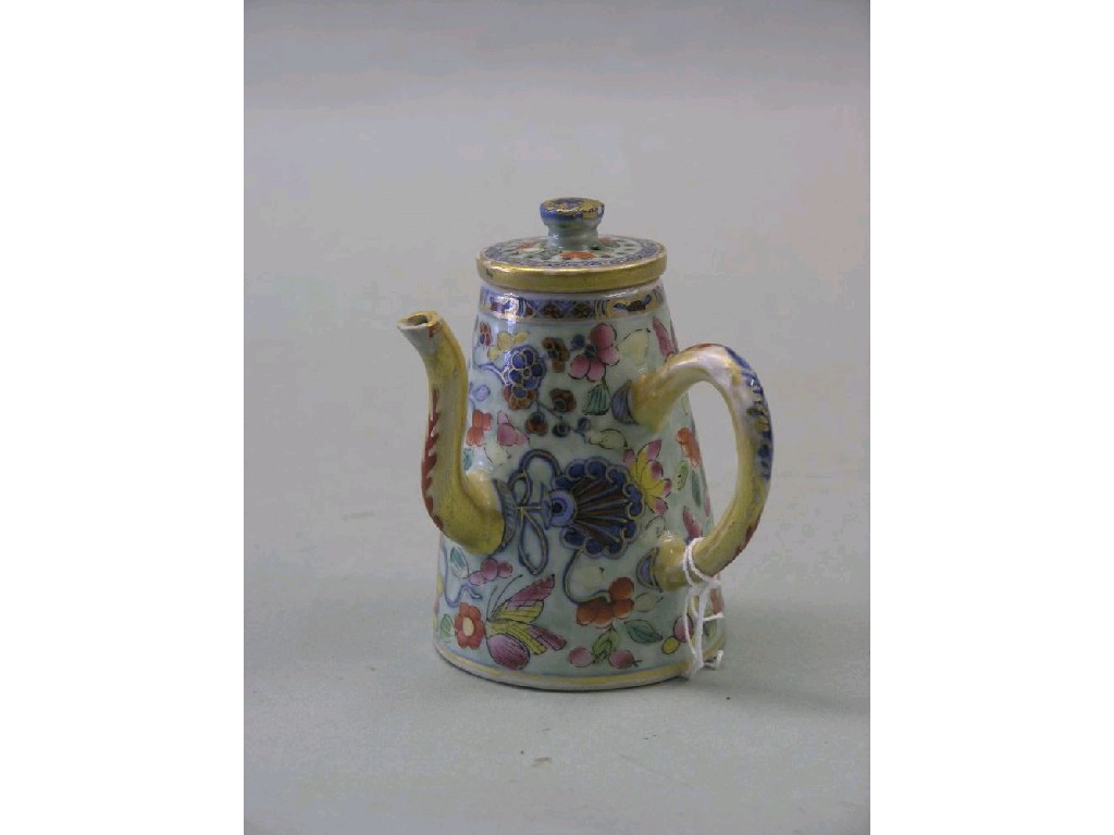 Appraisal: A th century Chinese small-size porcelain coffee pot painted with