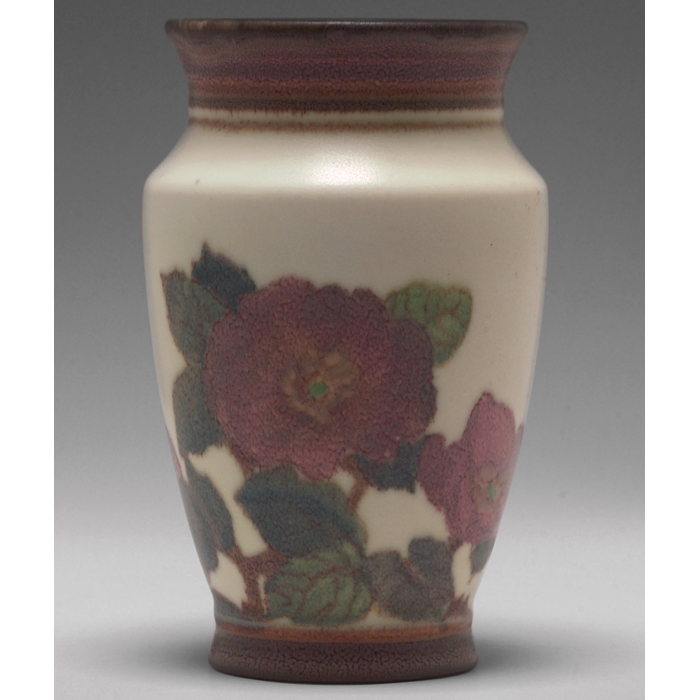 Appraisal: Nice Rookwood vase in a good Vellum glaze with a