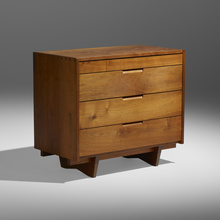 Appraisal: George Nakashima CHEST Nakashima StudioUSA American black walnut h w