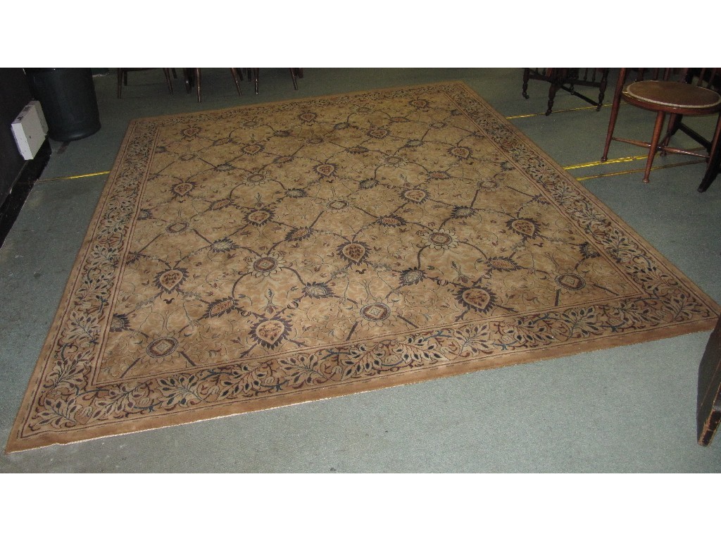 Appraisal: Turkish floral floor rug