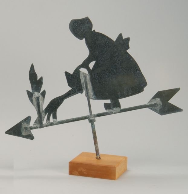 Appraisal: SHEET METAL WEATHER VANE th CenturyIn the form of a