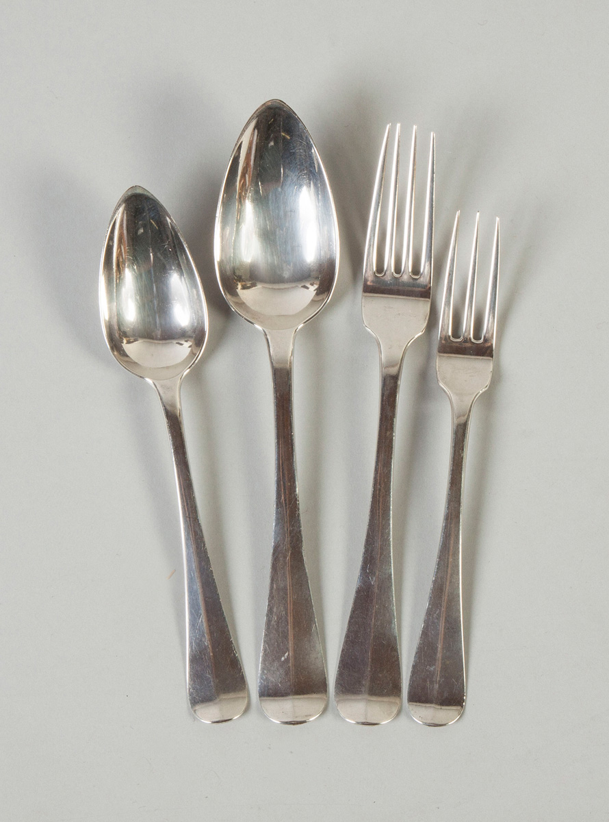 Appraisal: Sterling Silver Flatware Unknown maker Pieces Serving spoons Tablespoons Dinner