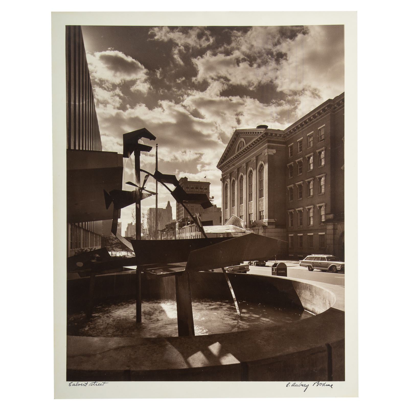 Appraisal: A AUBREY BODINE CALVERT ST American - Gelatin silver print