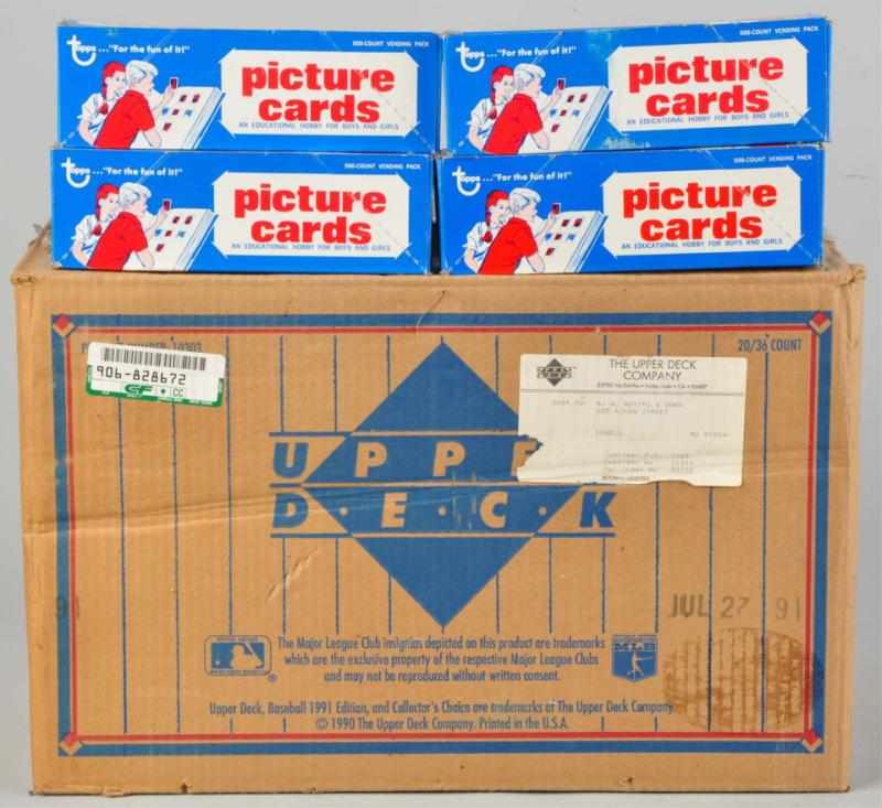 Appraisal: Lot of - s Topps Vending Baseball Card Boxes Description