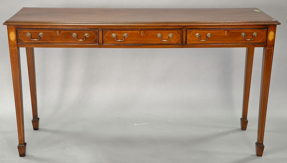 Appraisal: Pair of George IV mahogany servers or hall tables th