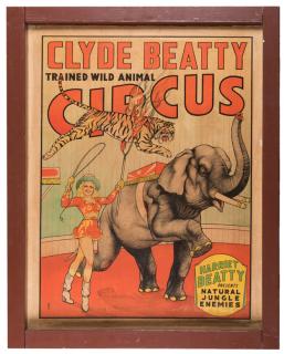 Appraisal: Clyde Beatty Trained Wild Animal Circus Harriet Beatty Presents Natural