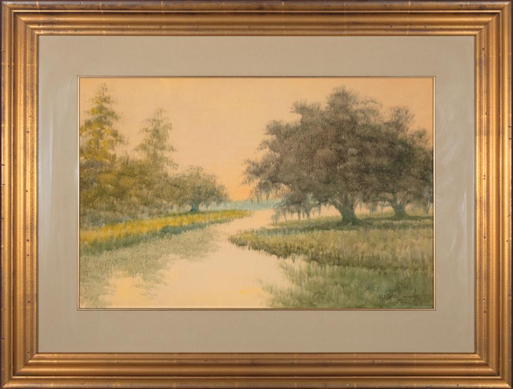 Appraisal: Alexander John Drysdale American New Orleans - Louisiana Bayou Landscape