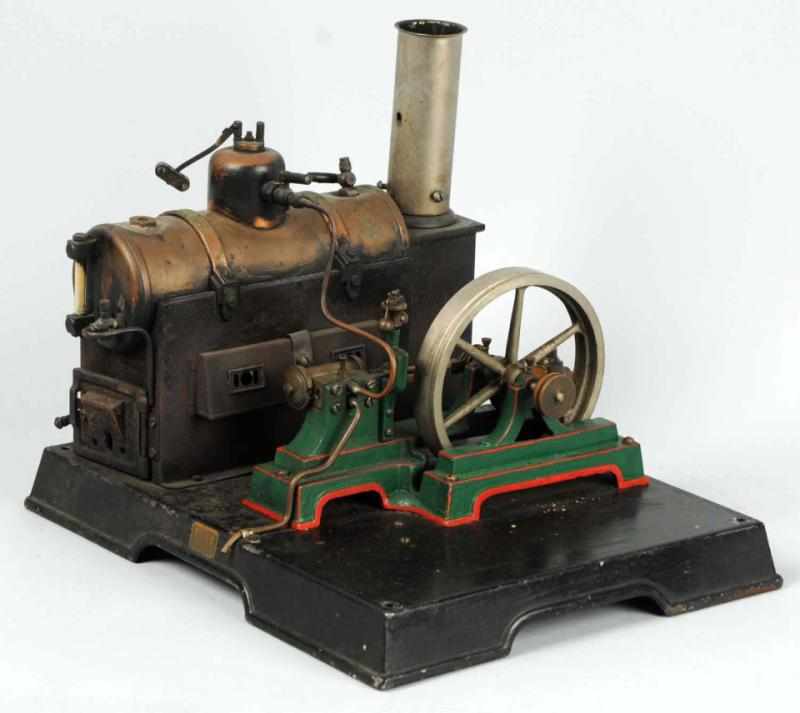 Appraisal: Early Marklin Stationary Steam Engine German Horizontal configuration Brass Marklin