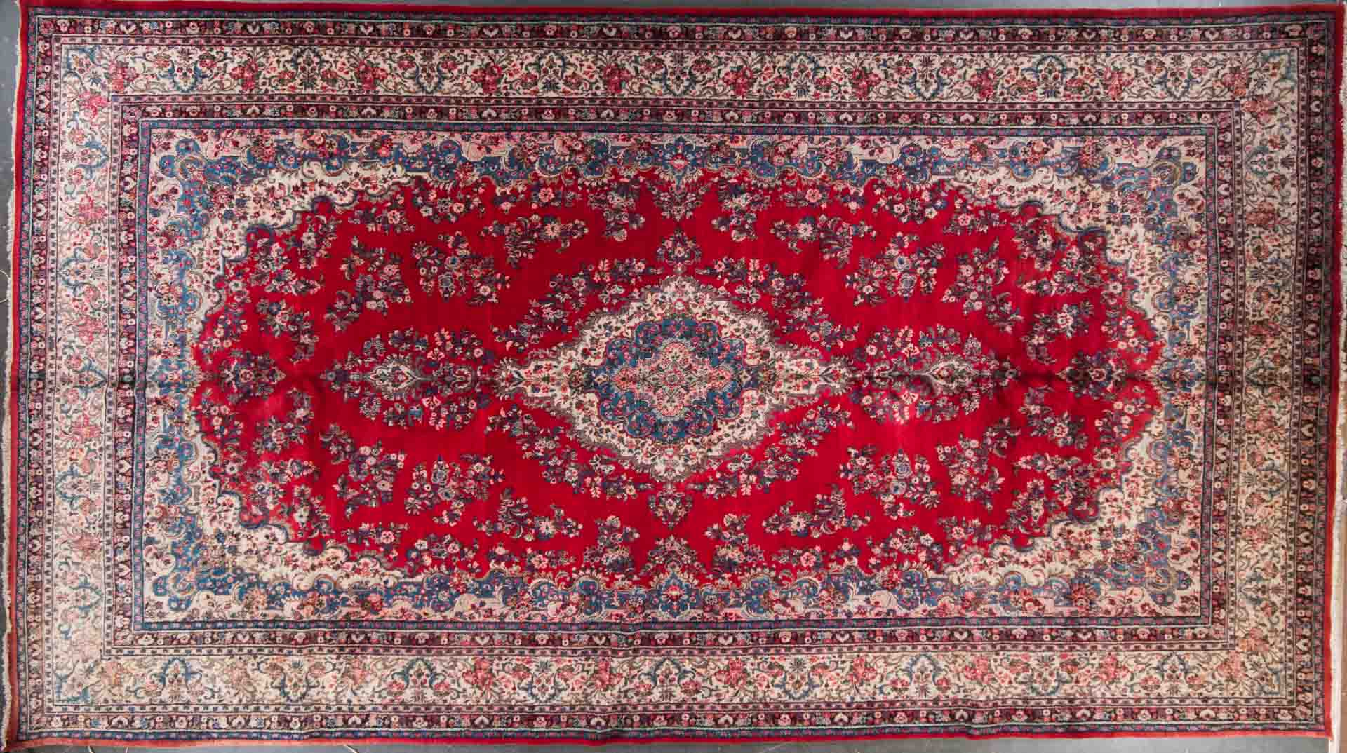 Appraisal: Persian Kazvin carpet approx x Iran circa