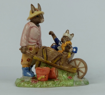 Appraisal: Royal Doulton Bunnykins Tableau figure Home Grown DB