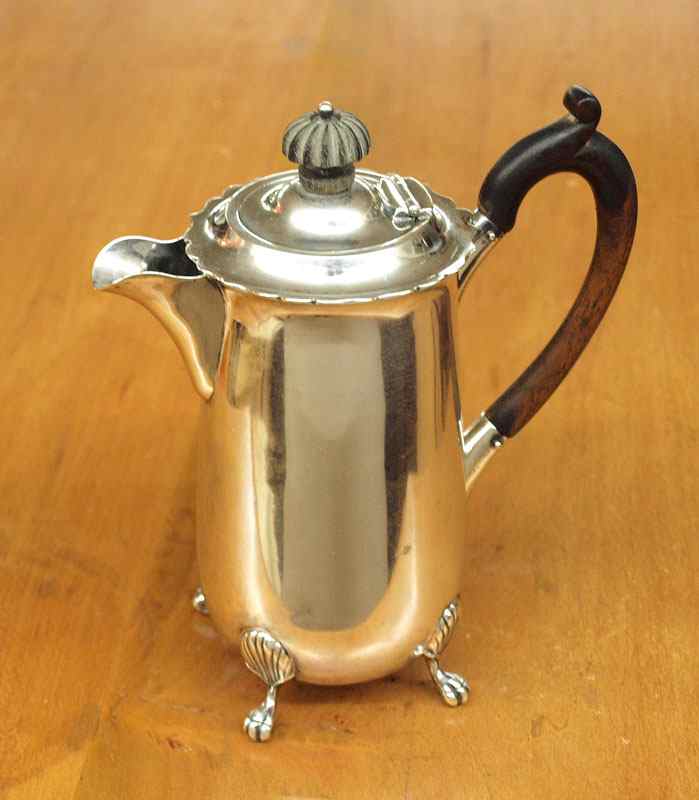 Appraisal: STEWART DODSON ENGLISH SILVER CREAMER Birmingham Stewart Dodson hallmarked creamer