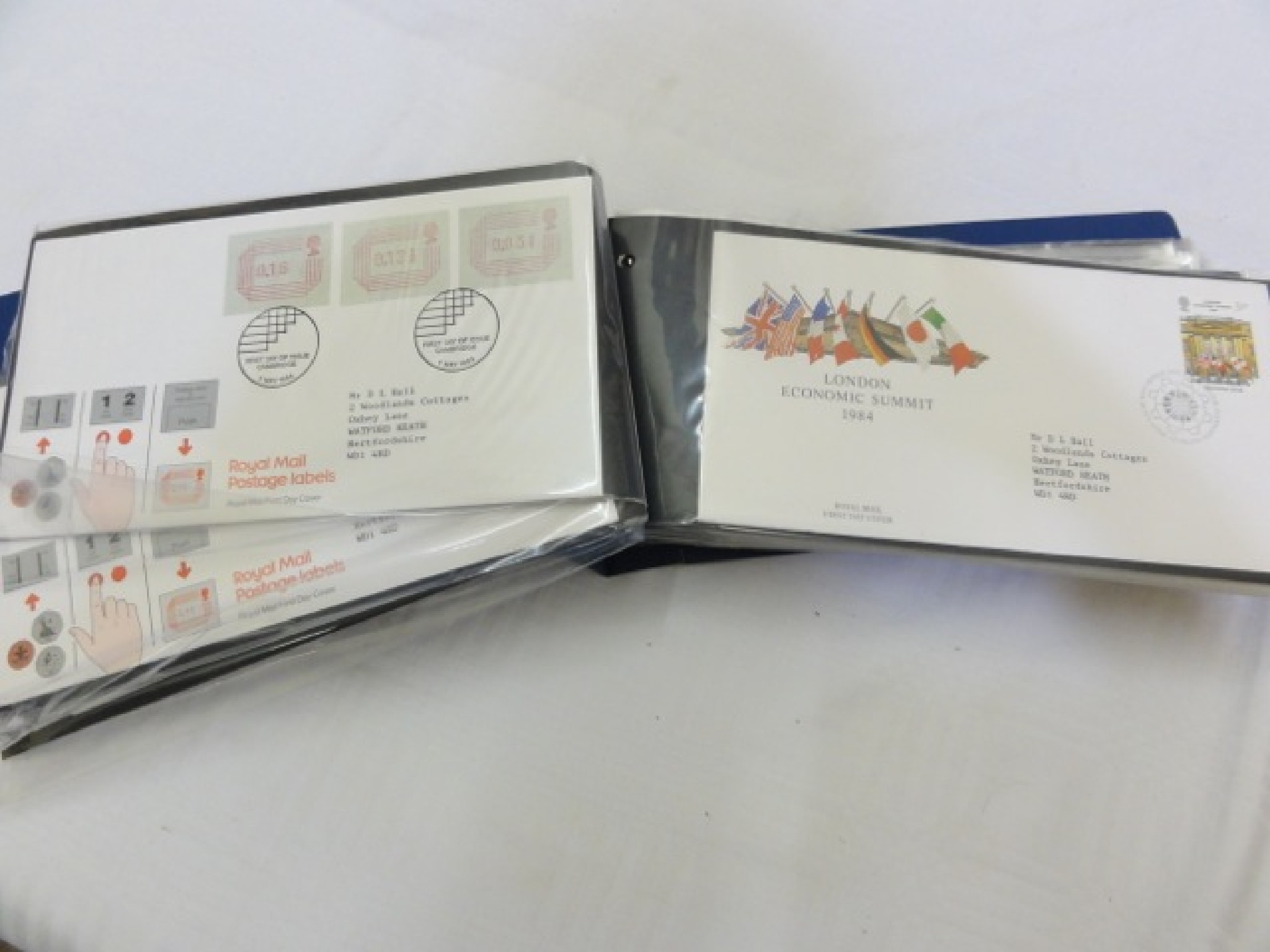 Appraisal: Three A folders containing a collection of First Day Covers