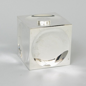 Appraisal: A Tiffany Co Sterling Silver Modernist Tea Caddy After Of