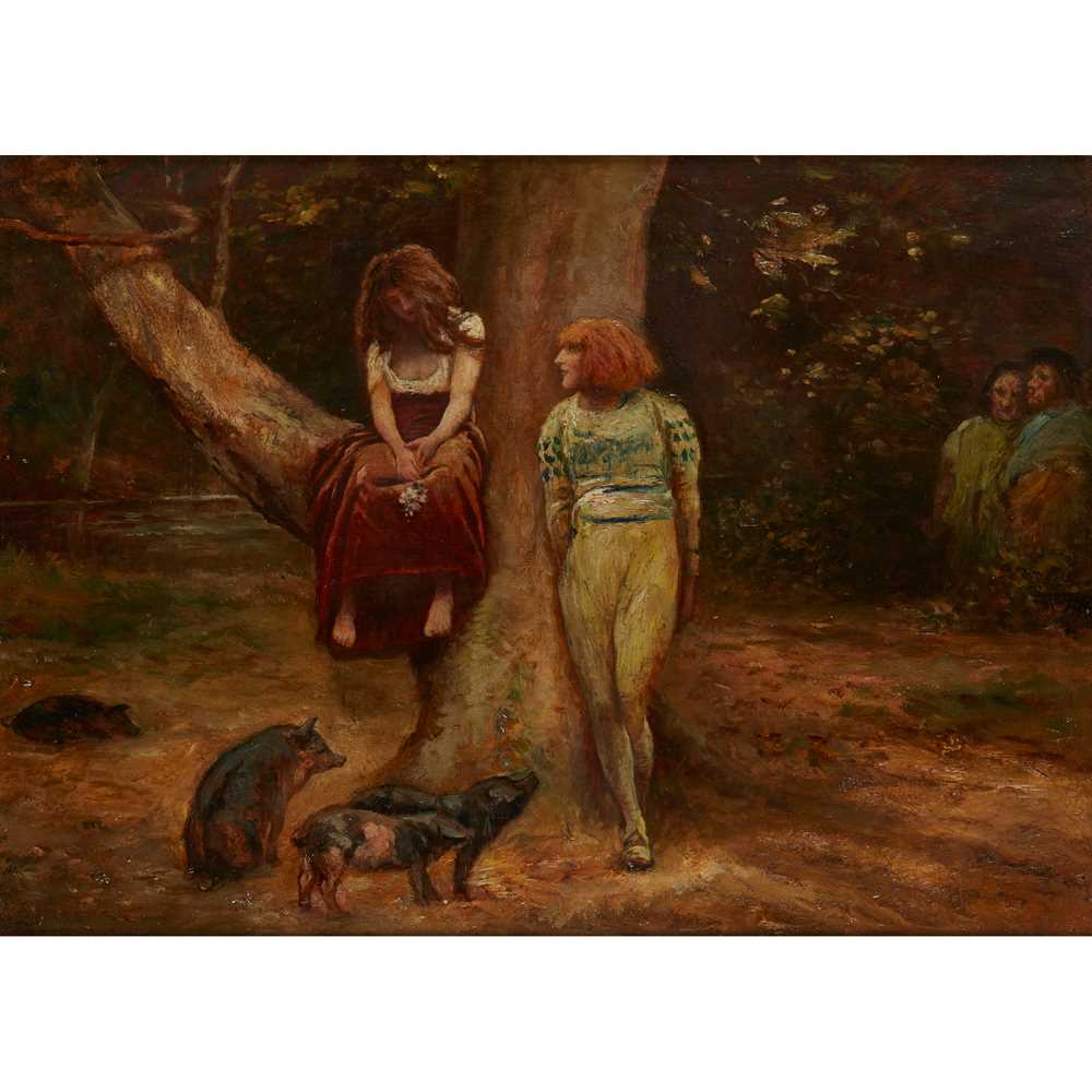 Appraisal: GEORGE JOHN PINWELL R W S BRITISH - THE ENCHANTED