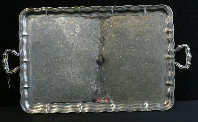 Appraisal: An Austro-Hungarian grade server tray