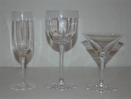 Appraisal: Collection of Baccarat Stemware Estimate -