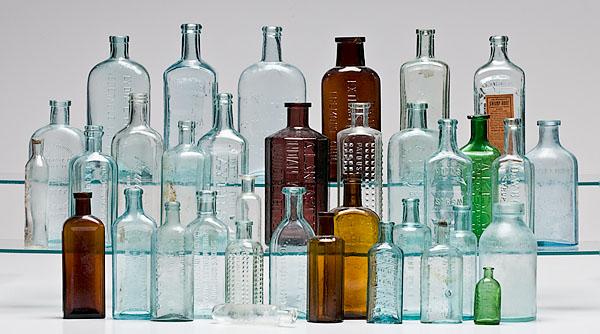 Appraisal: LARGE LOT OF DOCTOR'S CURE BOTTLES lot of various doctor's